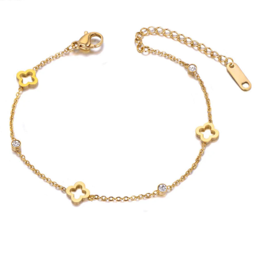 Sparkling Steps Anklet - BellaAura