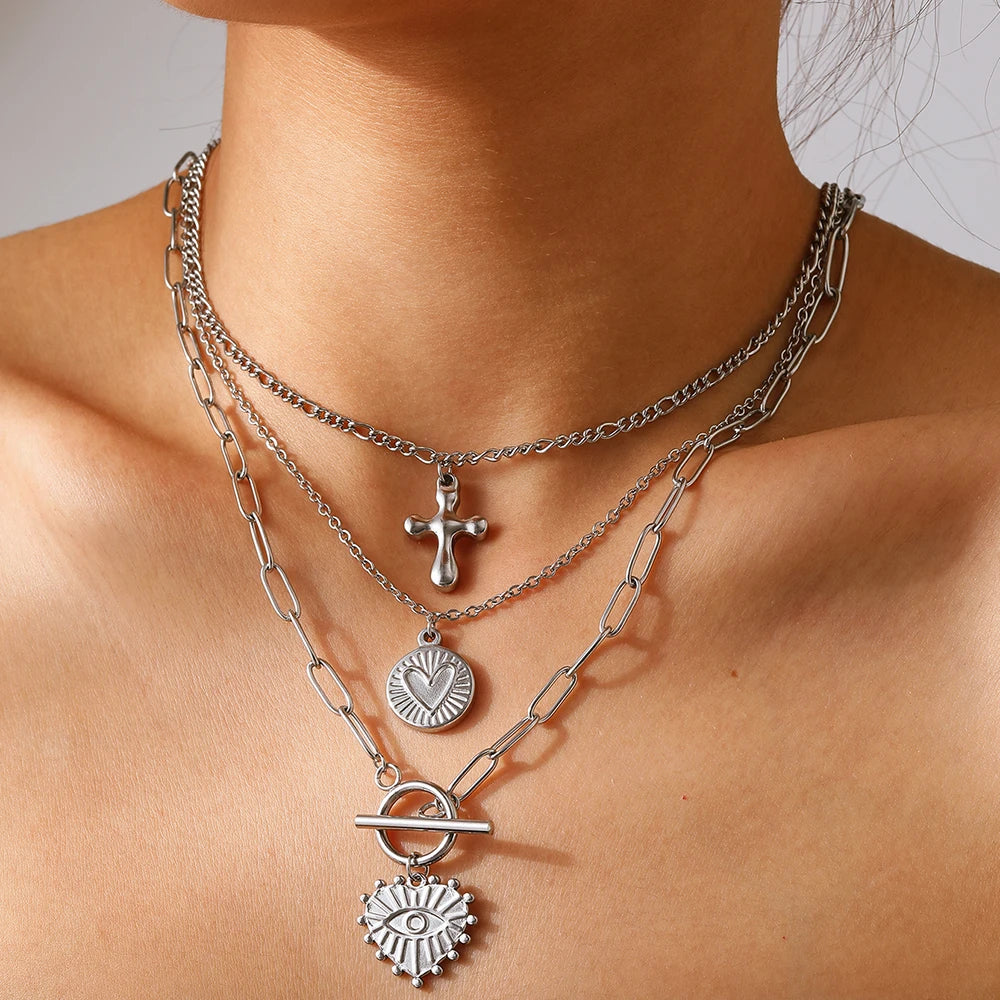 Eclipse Necklace Set - BellaAura