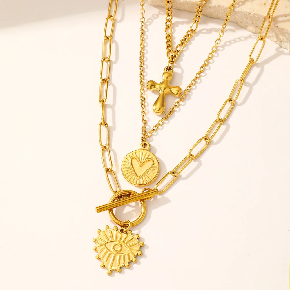 Eclipse Necklace Set - BellaAura