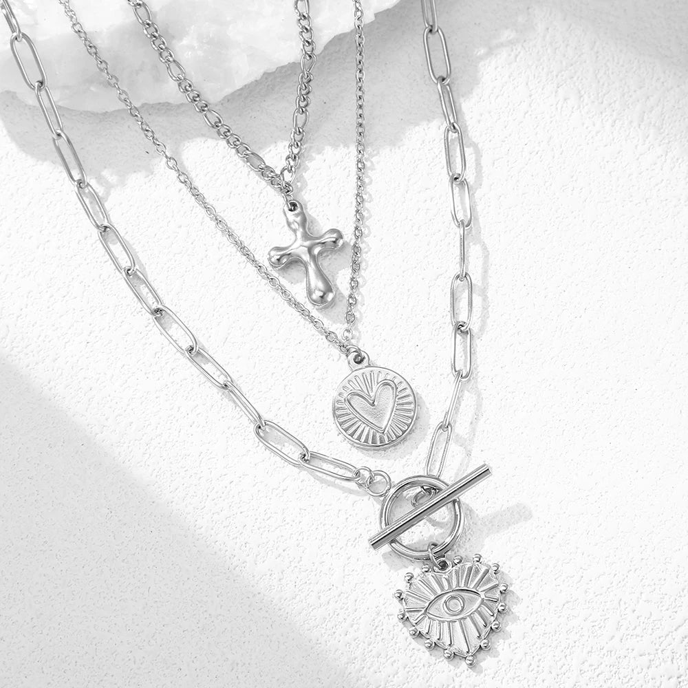 Eclipse Necklace Set - BellaAura