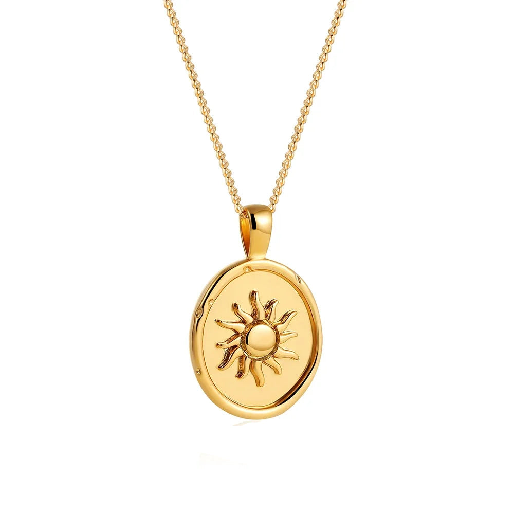 Gold Celestial Medallions - BellaAura